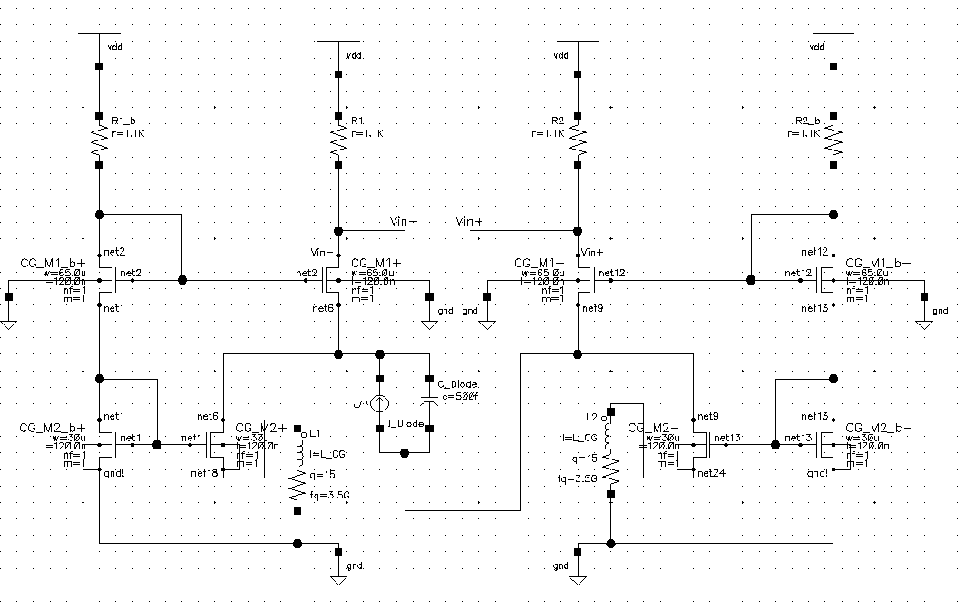 Wide-band High Gain Differential Transimpedance Amplifier | CCQ's Blog